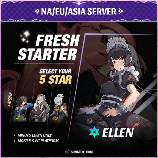 Ellen Zenless Zone Zero Account Starter All Server