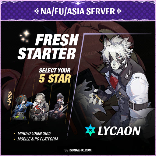 Lycaon Zenless Zone Zero Account Starter All Server