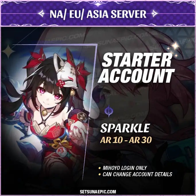 Sparkle Honkai: Star Rail Account Starter