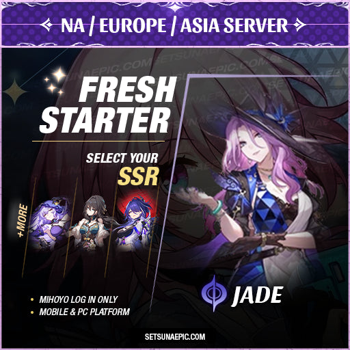 Jade Honkai: Star Rail Account Starter All Server