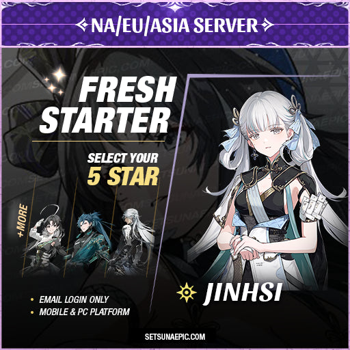 Jinhsi Wuthering Waves Account Starter All Server