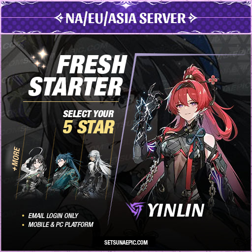 Yinlin Wuthering Wave Account Starter All Server