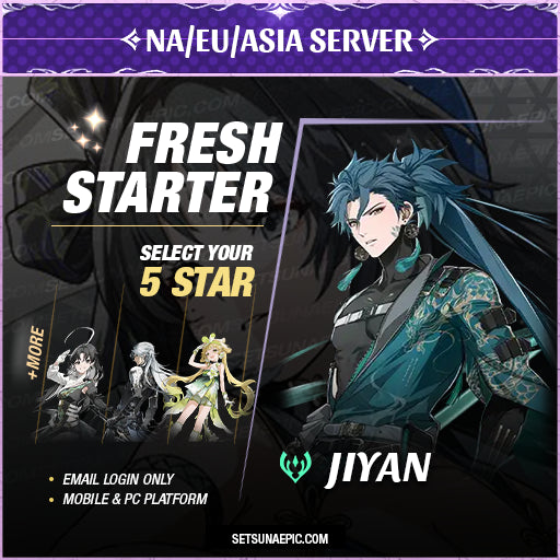 Jiyan Wuthering Waves Account Starter All Server