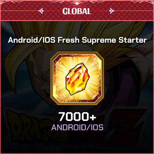 Dragon Ball Z Dokkan Battle Account Fresh Supreme Starter Global Android