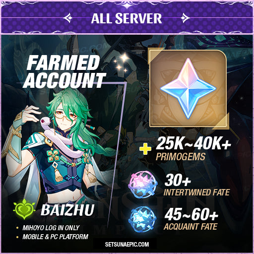 baizhu genshin impact account