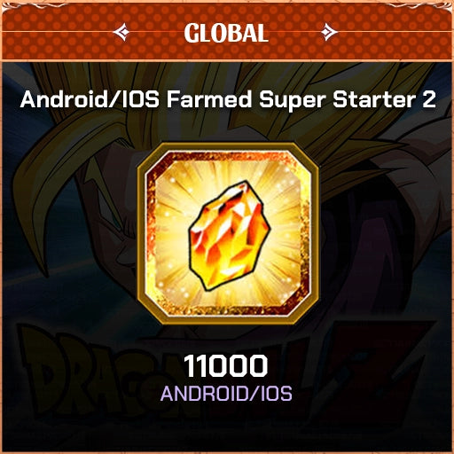 Dragon Ball Z Dokkan Battle Account Farmed Super Starter 2 Global Android/Ios