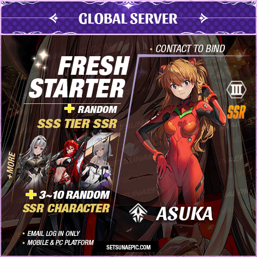 NIKKE Goddess of Victory Account Asuka Starter All Server