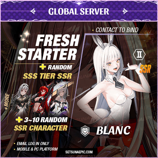 NIKKE Goddess of Victory Account Blanc Starter All Server