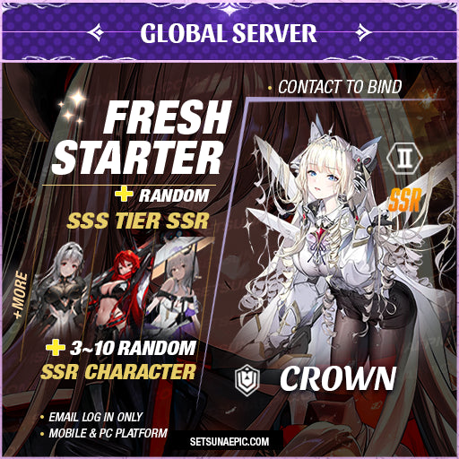 NIKKE Goddess of Victory Account Crown Starter All Server