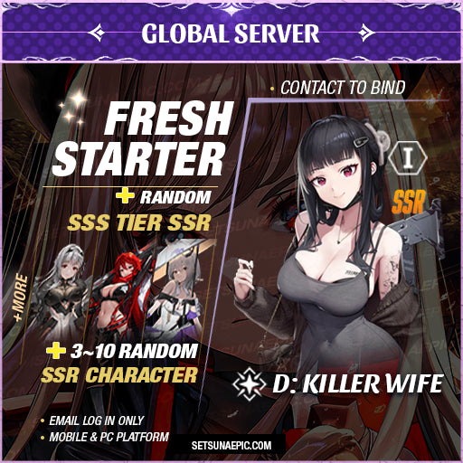 NIKKE Goddess of Victory Account Doctor Killer Wife Starter All Server