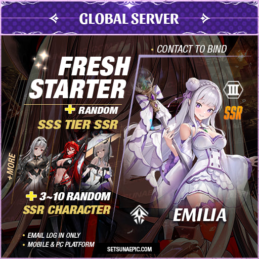 NIKKE Goddess of Victory Account Emilia Starter All Server