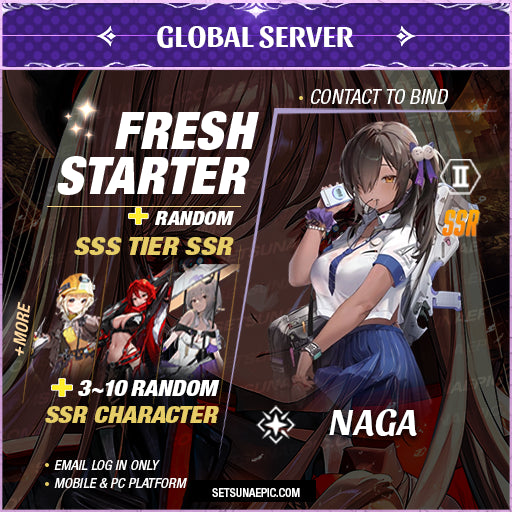 NIKKE Goddess of Victory Account Naga Starter All Server