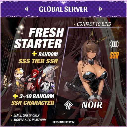 NIKKE Goddess of Victory Account Noir Starter All Server