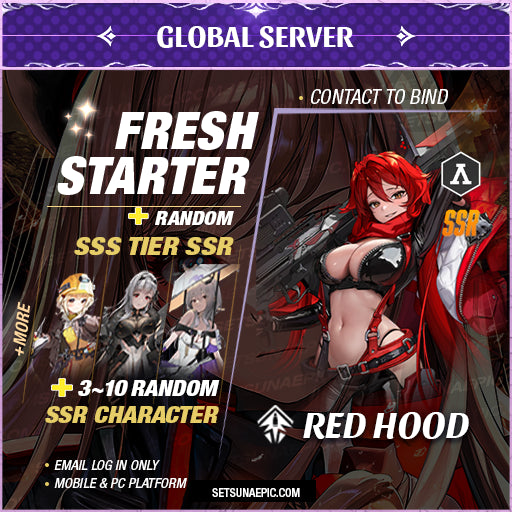 NIKKE Goddess of Victory Account Red Hood Starter All Server