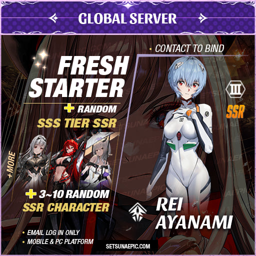 NIKKE Goddess of Victory Account Rei Ayanami Starter All Server