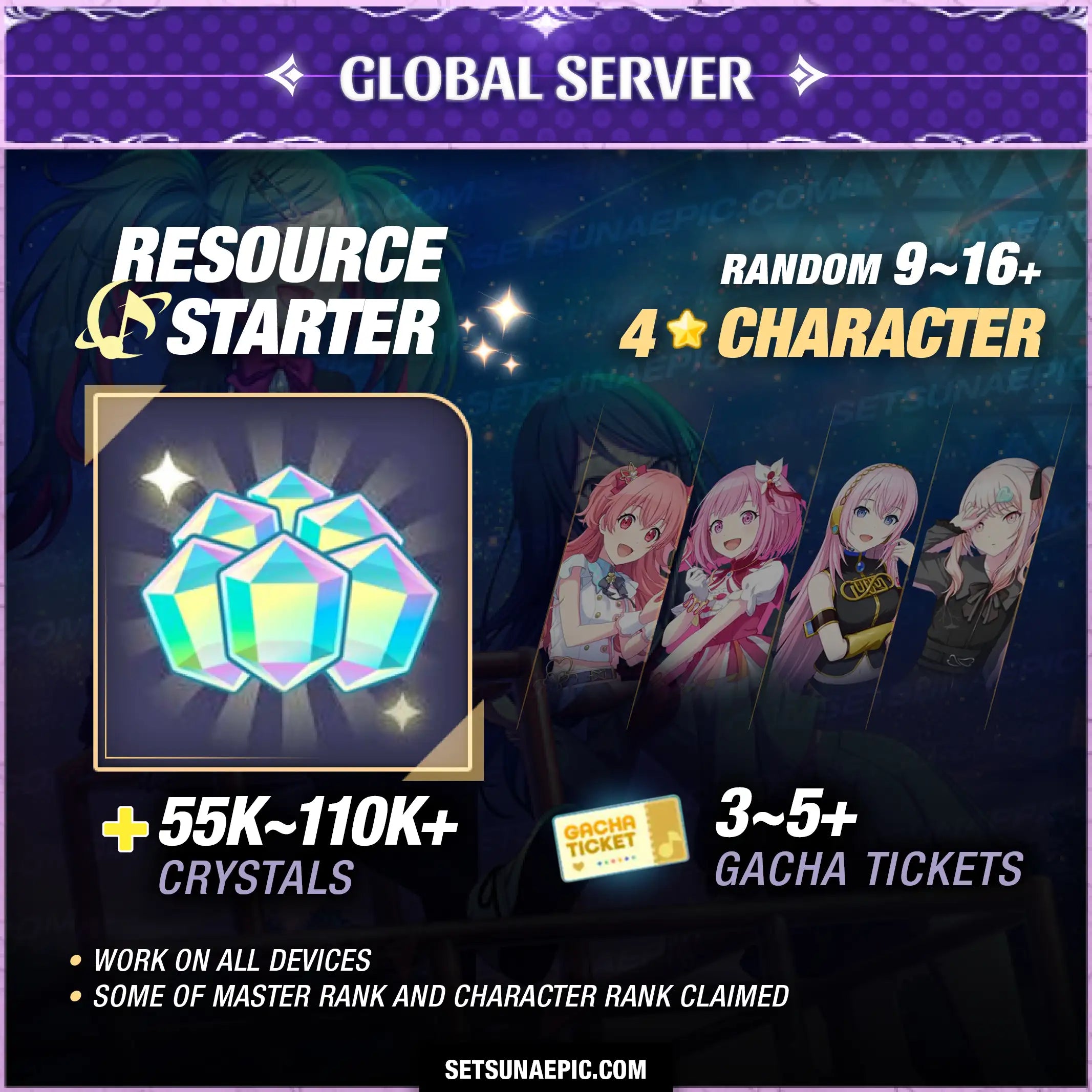 Project SEKAI Account Resource Starter Global & Japan Server