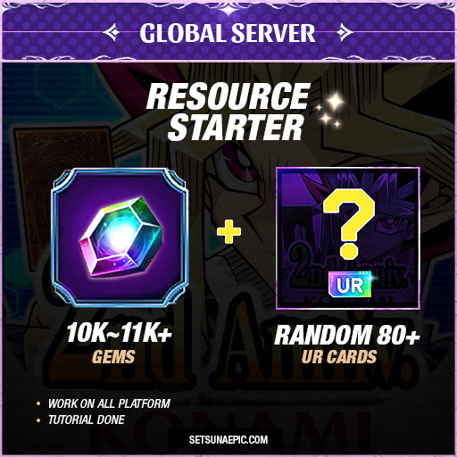 YuGiOh-Duel Link Account Resource Starter Global