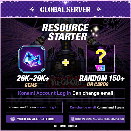 Yugioh Master Duel Account Resource Starter Global