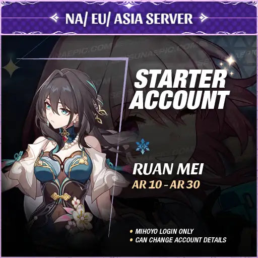 Ruan Mei Honkai: Star Rail Account Starter