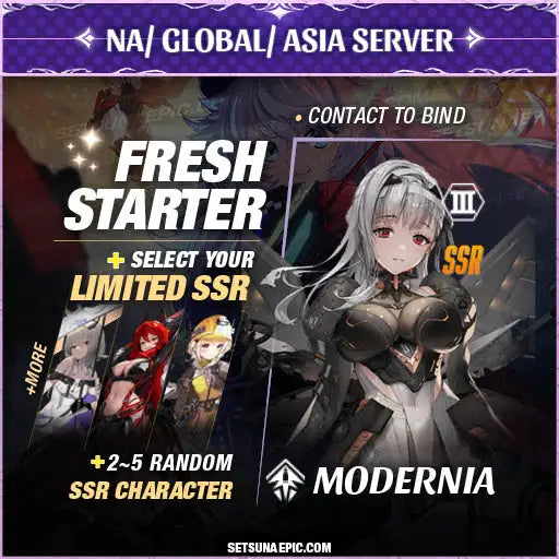 NIKKE Goddess of Victory Account Modernia Starter All Server