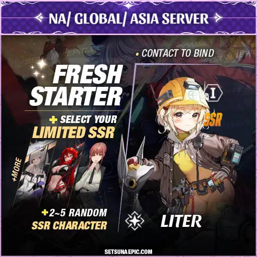 NIKKE Goddess of Victory Account Liter Starter All Server