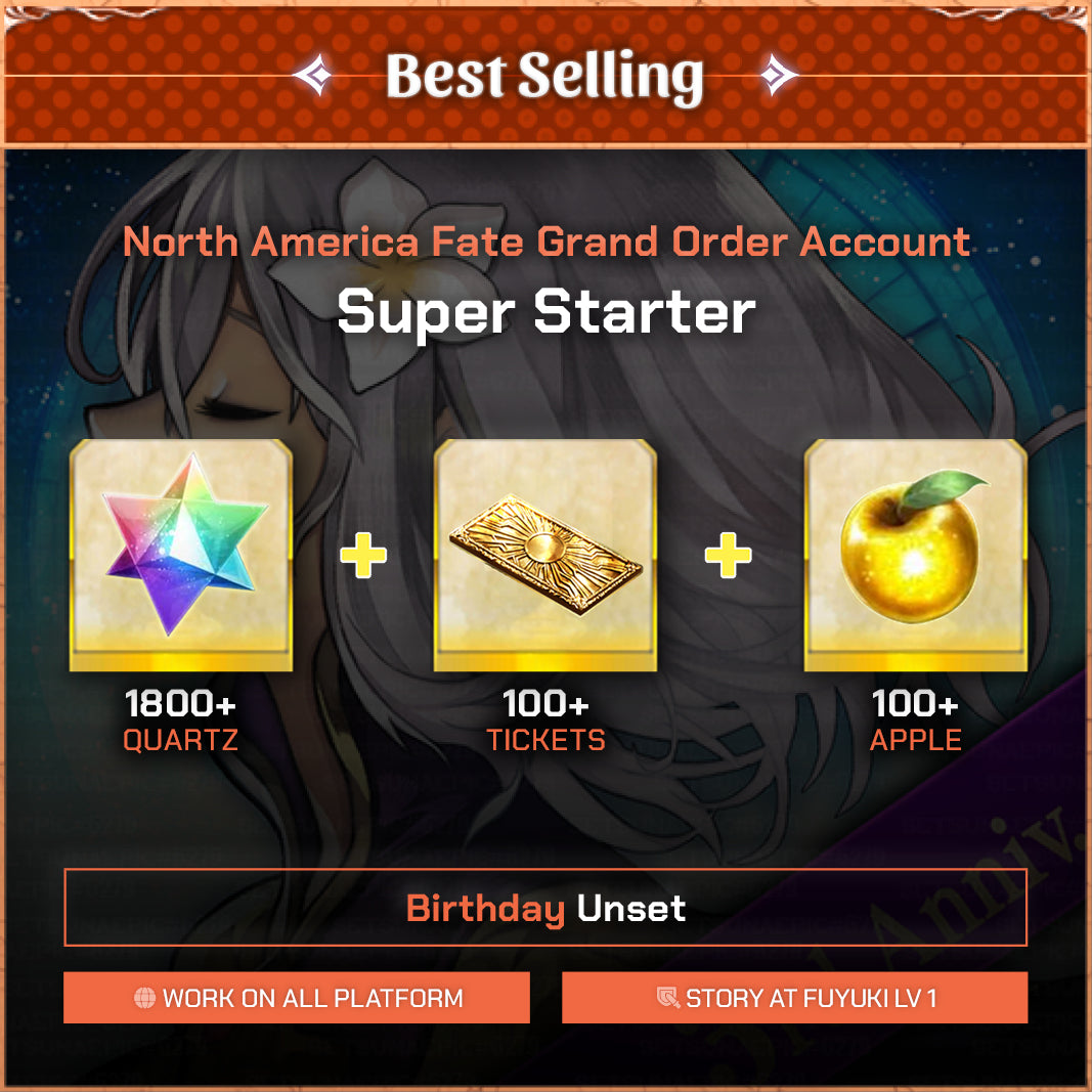 Fate Grand Order Account Super Starter