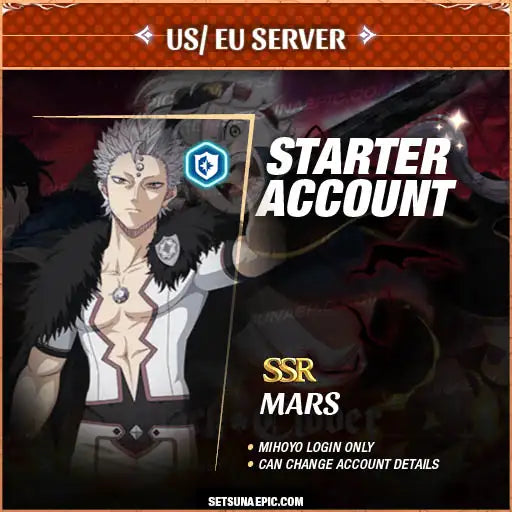 Black Clover M Mars Account Starter (US/EU)