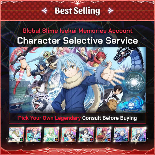 Slime Isekai Memories Account Character Selective Starter Global