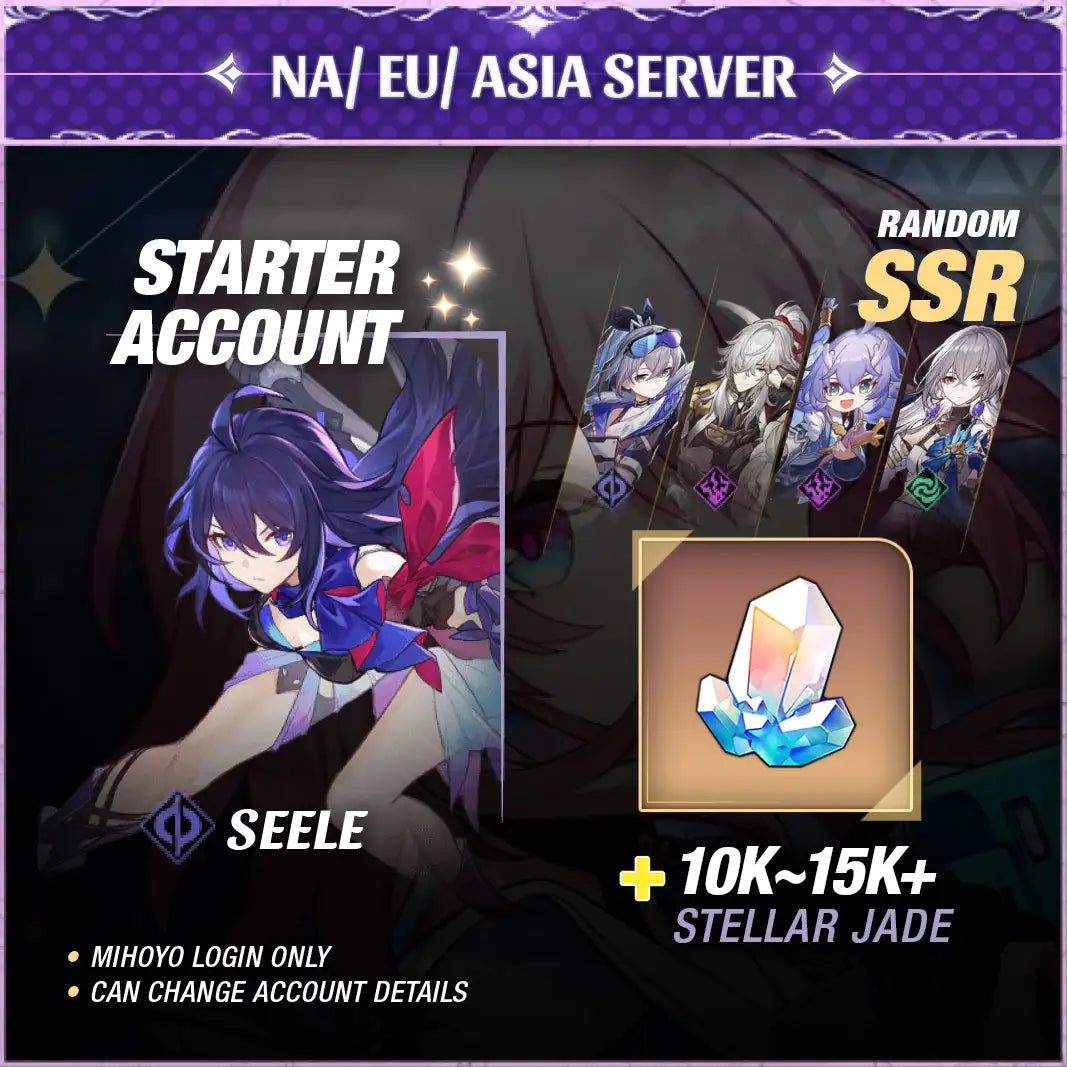 Seele - Honkai: Star Rail Account Farmed Starter