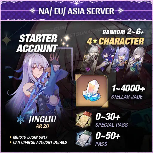 Jingliu - Honkai: Star Rail Account Starter