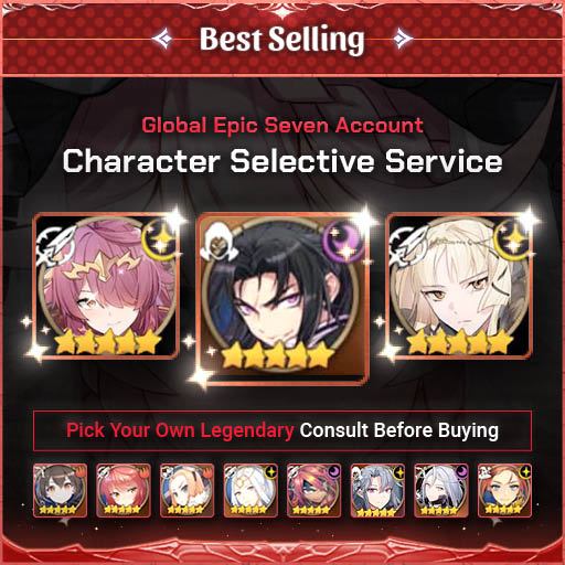 Epic Seven Global Accounts Character Selective Starter All Server