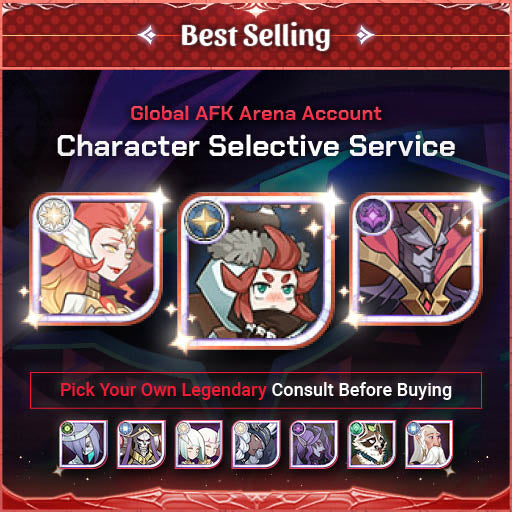 AFK Arena Starter Account Character Selective Service