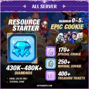 Cookie Run Kingdom Account Resource Starter All Server