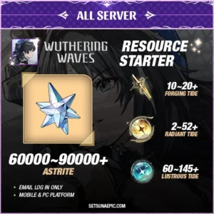 Wuthering Waves Resource Account Starter All Server