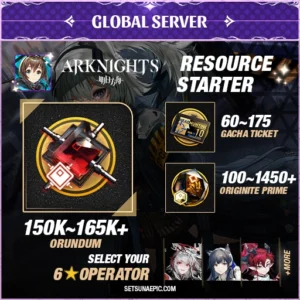 arknights resource starter account