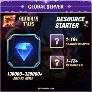 Guardian Tales Account Resource Starter Global