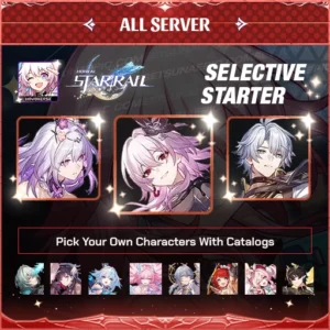 Honkai Star Rail HSR Account Character Selective Starter All Server
