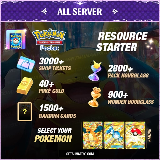 Pokemon TCG Pocket Account Resource Starter Global Server
