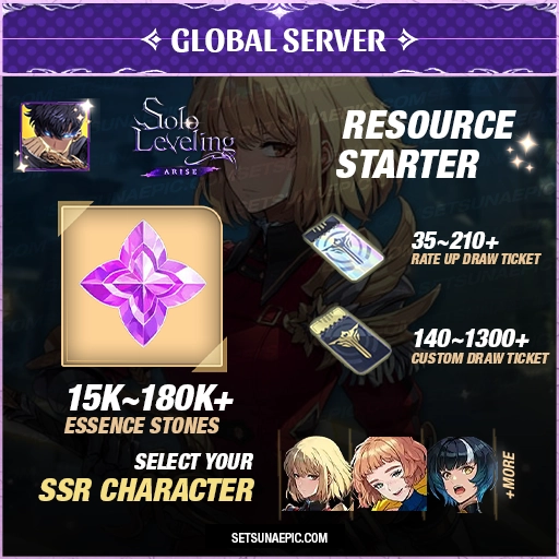 Solo Leveling Account Resource Starter Global Server