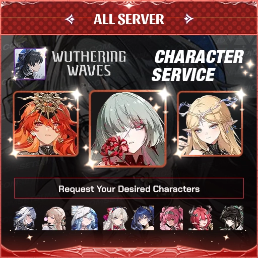 wuthering waves character service account