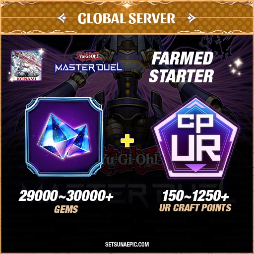 Yugioh! Master Duel Account Farmed Resource Starter Global