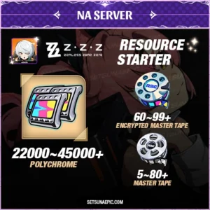 Zenless Zone Zero Account Resource Starter All Server
