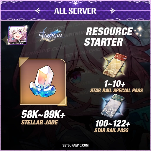 Honkai Star Rail Account Resource Starter All Server