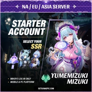 Yumemizuki Mizuki genshin impact account