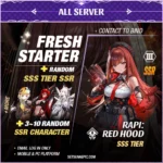 NIKKE Goddess of Victory Account Rapi: Redhood Starter All Server