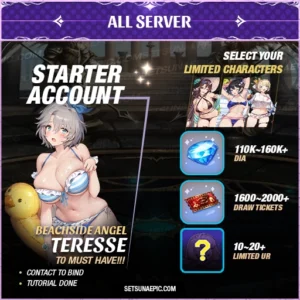 Beachside Angel Teresse Brown Dust 2 Account Starter All Server
