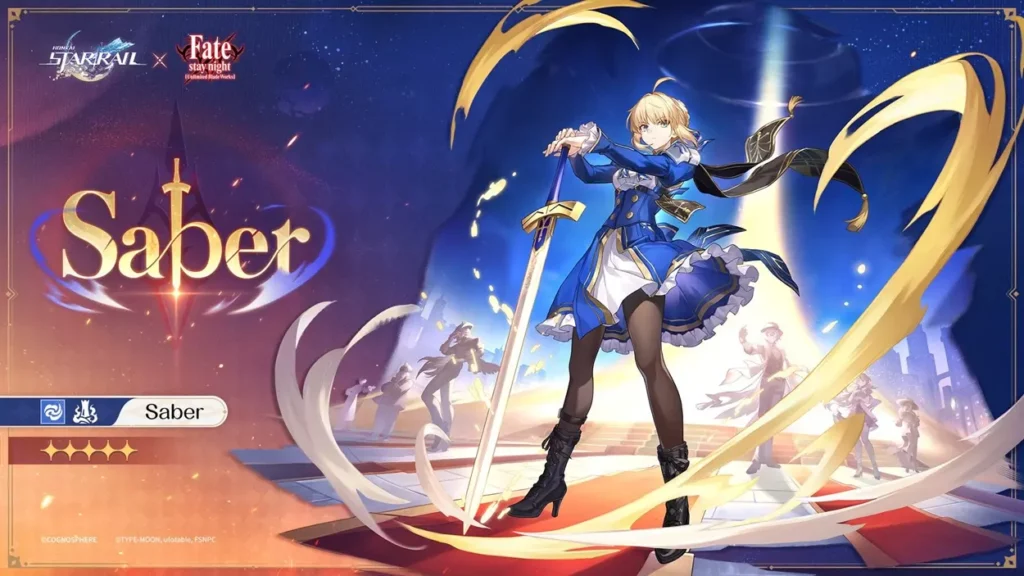 Saber HSR x Fate Stay Night Collab