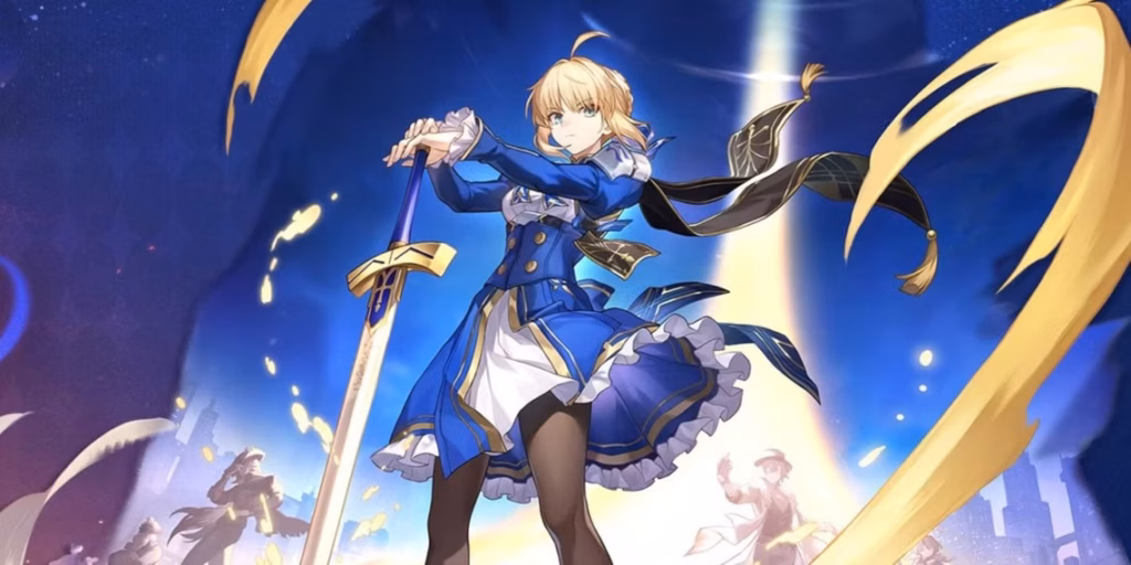 honkai star rail and fate stay night saber collab