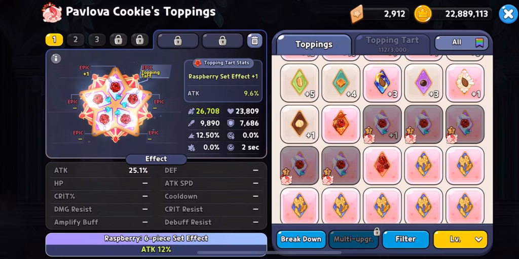 pavlova cookie in cookie run kingdom build 2