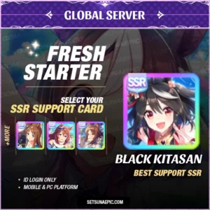 Kitasan Black Uma Musume Pretty Derby Account Starter Global Server